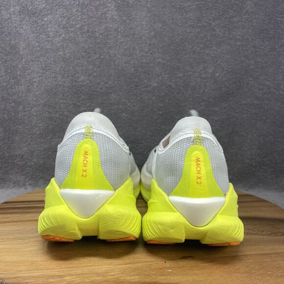 Hoka One One Mens Mach X 2 1155119 FCT White Running Shoes Sneakers Size 10.5 D - Picture 4 of 9